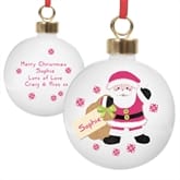 Thumbnail 4 - Personalised Santa Bauble