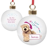 Thumbnail 10 - Personalised 'My 1st Christmas' Bauble