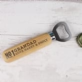 Thumbnail 2 - Personalised No 1 Wooden Bottle Opener
