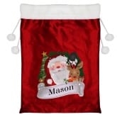 Thumbnail 4 - Personalised Red Christmas Santa Sack