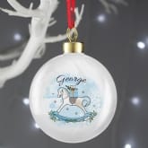 Thumbnail 2 - Personalised Rocking Horse Bauble