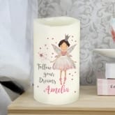 Thumbnail 2 - Personalised Fairy Princess LED Candle