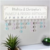 Thumbnail 1 - Personalised Birthday Planner Plaque with Customisable Discs