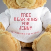 Thumbnail 4 - Personalised Hug and Cuddle Bears