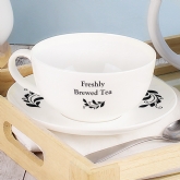 Thumbnail 2 - Cup of Love Personalised Teacup & Saucer