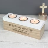 Thumbnail 6 - Personalised Classic Triple Tea Light Box