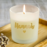 Thumbnail 1 - Personalised Gold Name Scented Jar Candle