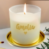 Thumbnail 2 - Personalised Gold Name Scented Jar Candle