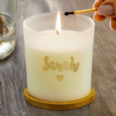 Thumbnail 3 - Personalised Gold Name Scented Jar Candle