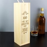 Thumbnail 2 - Personalised Elegant Number Wooden Wine Bottle Box