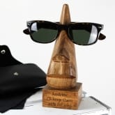 Thumbnail 3 - Personalised Wooden Glasses Nose-Shaped Holder