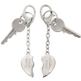 Thumbnail 5 - Engraved Joined Heart Keyring Set