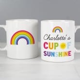 Thumbnail 1 - Personalised Rainbow Cup of Sunshine Mug