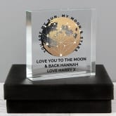 Thumbnail 1 - Personalised You Are My Sun My Moon Large Crystal Token