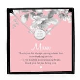 Thumbnail 4 - Personalised Mum Sentiment Silver Tone Necklace and Box