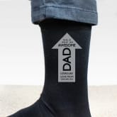 Thumbnail 2 - Personalised Awesome Dad Men's Socks