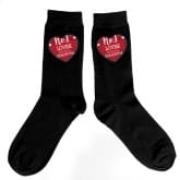 Thumbnail 2 - Personalised Hearts No.1 Men's Socks