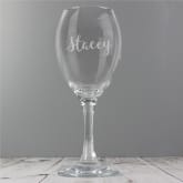 Thumbnail 2 - Personalised Engraved Wine Glass with Name