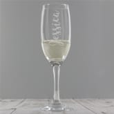 Thumbnail 2 - Personalised Name Engraved Flute Glass