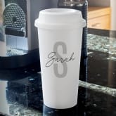 Thumbnail 8 - Personalised Double Walled Travel Mugs