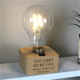 Thumbnail 7 - Personalised LED Bulb Table Lamps