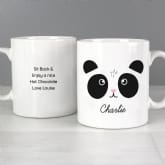 Thumbnail 2 - Personalised Cute Animal Face Mugs