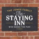 Thumbnail 3 - Personalised Staying Inn Metal Sign