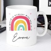 Thumbnail 4 - Personalised You Make The World Brighter Mug