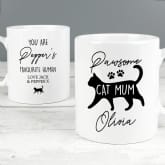 Thumbnail 1 - Personalised Pawsome Cat Mum Mug