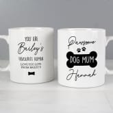 Thumbnail 2 - Personalised Pawsome Dog Mum Mug