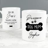 Thumbnail 3 - Personalised Pawsome Dog Mum Mug