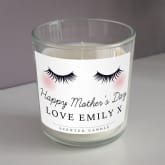 Thumbnail 1 - Personalised Eyelashes Scented Jar Candle