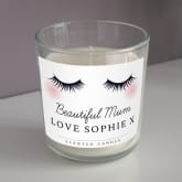 Thumbnail 2 - Personalised Eyelashes Scented Jar Candle