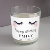 Thumbnail 3 - Personalised Eyelashes Scented Jar Candle