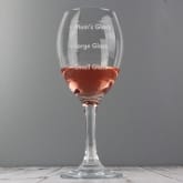 Thumbnail 1 - Personalised Measures Wine Glass