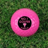 Thumbnail 3 - Personalised Pink Golf Balls