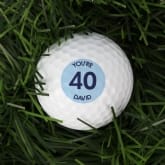 Thumbnail 3 - Personalised Blue Age Golf Ball