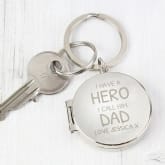 Thumbnail 1 - Personalised I Have a Hero Keyring