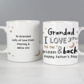 Thumbnail 2 - Personalised To the Moon and Back Mug