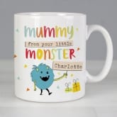 Thumbnail 4 - Personalised Little Monster Mug