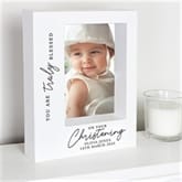 Thumbnail 2 - Truly Blessed Personalised Christening Frame