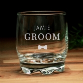 Thumbnail 2 - Groom Personalised Whisky Glass