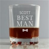 Thumbnail 1 - Best Man Personalised Whisky Glass