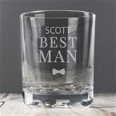 Thumbnail 2 - Best Man Personalised Whisky Glass