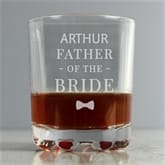 Thumbnail 1 - Father of the Bride Personalised Whisky Glass