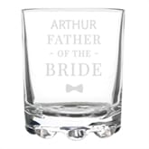 Thumbnail 3 - Father of the Bride Personalised Whisky Glass