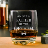 Thumbnail 2 - Father of the Groom Personalised Whisky Glass