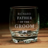 Thumbnail 3 - Father of the Groom Personalised Whisky Glass