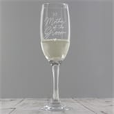 Thumbnail 2 - Mother of the Groom Personalised Champagne Glass