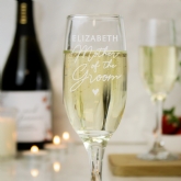 Thumbnail 1 - Mother of the Groom Personalised Champagne Glass